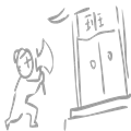 看图猜成语【班门弄斧】